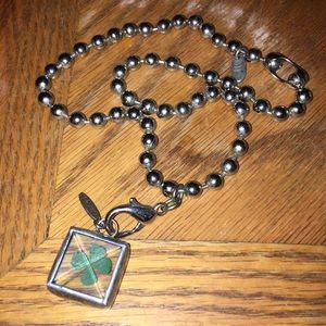 Jewel Kade four leaf clover pendant and necklace